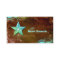 Texas Star Business Card Brown Blue Jewellery