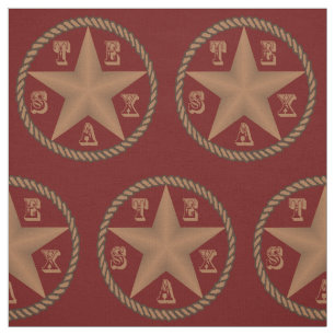 Texas Star With Rope Border ANY COLOR Fabric