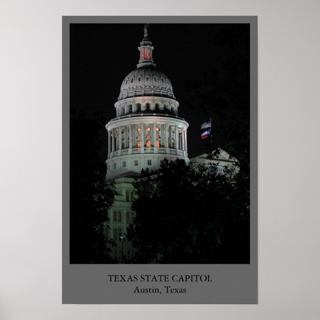 Texas State Capitol Poster (Front)