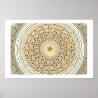 Texas State Capitol Rotunda Poster
