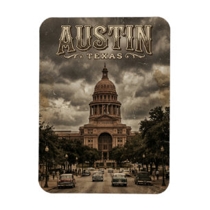 Texas State Capitol USA Magnet