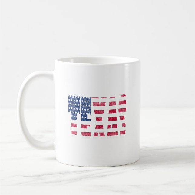 Texas state  coffee mug (Left)