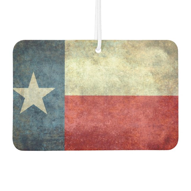 Texas State Flag Car Air Freshener (Front)