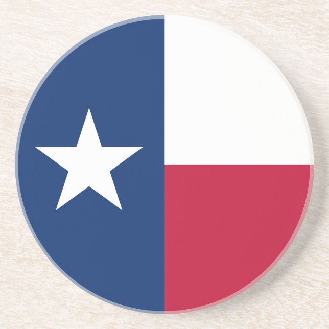 Texas State Flag Coaster (Front)