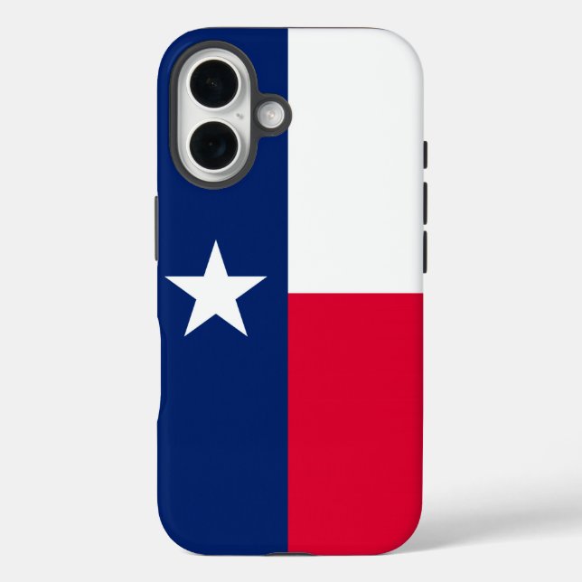 Texas State Flag Design Decor Case-Mate iPhone Case (Back)