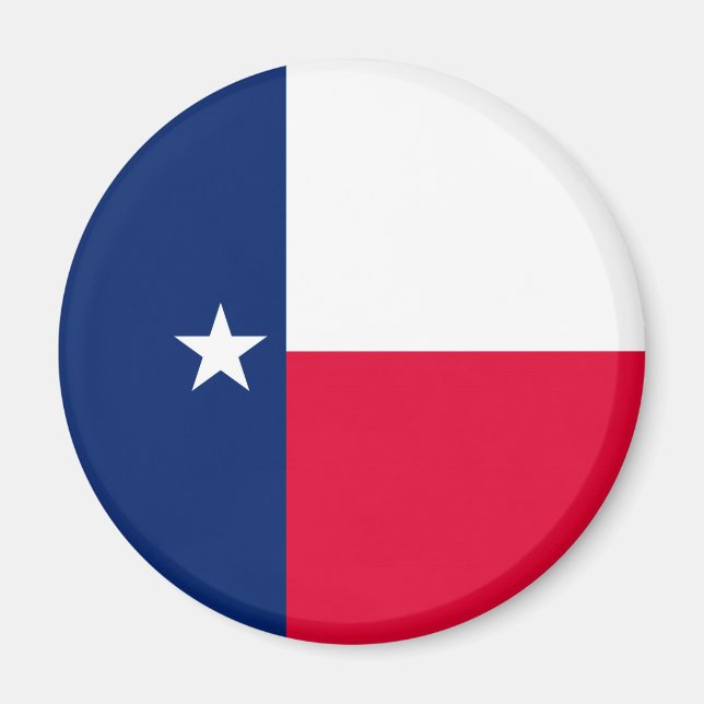 Texas State Flag Design Magnet (Front)