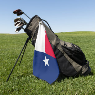 Texas State Flag Design on a  Golf Towel