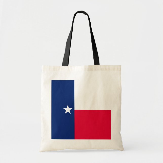 Texas State Flag Design Tote Bag (Front)