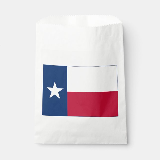 Texas State Flag Favour Bags (Front)