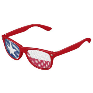 Texas state flag - high quality authentic colour kids sunglasses