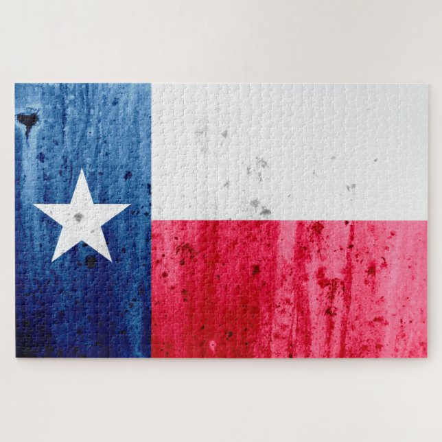 Texas State Flag Jigsaw Puzzle (Horizontal)