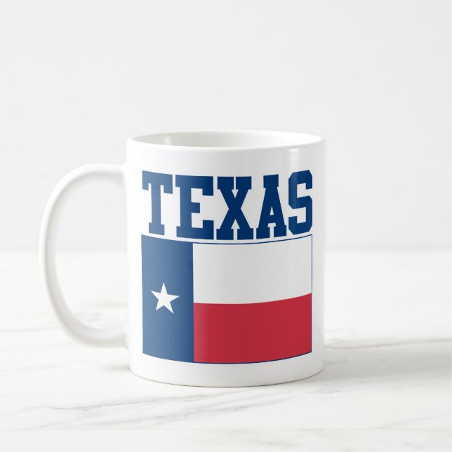 Texas State Flag Mug (Left)