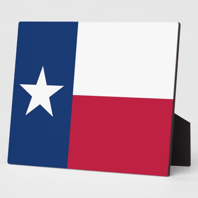 Texas State Flag Plaque (Side)