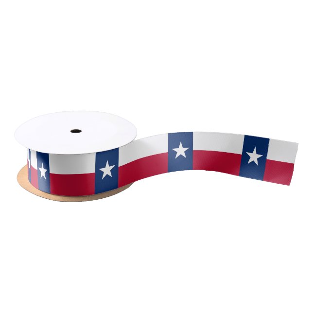 Texas State Flag Satin Ribbon (Spool)