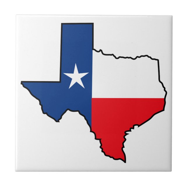 Texas State Flag Tile (Front)