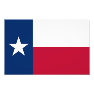 Texas State Flag USA Photo Print