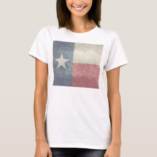 Texas state flag vintage retro style crop top