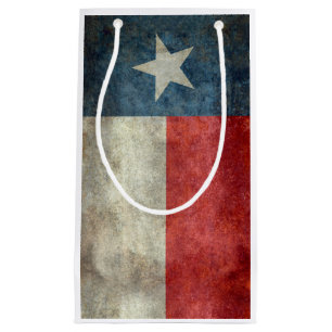 Texas state flag vintage retro style Gift Bags Small Gift Bag