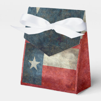Texas state flag vintage retro style gift box