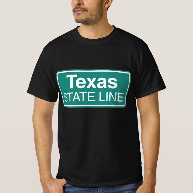 Texas State Line T-Shirt (Front)