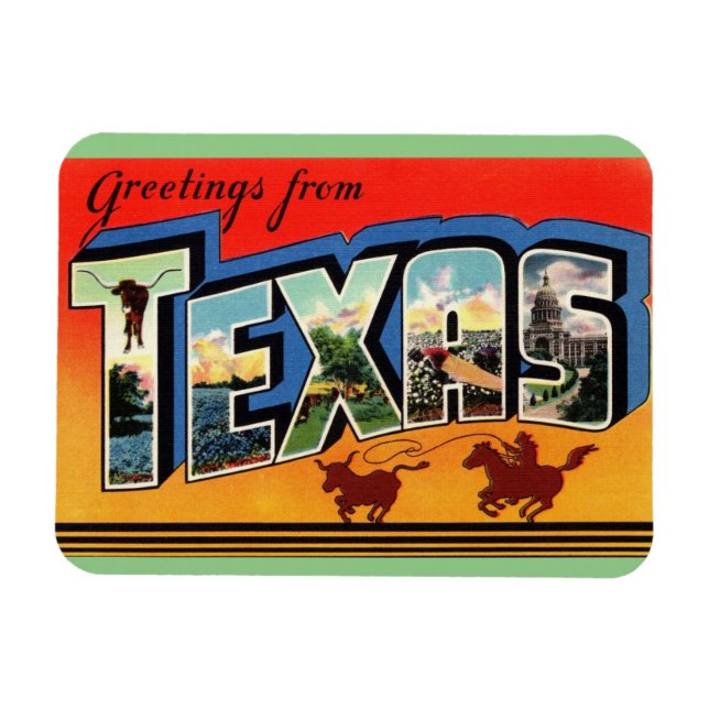 Texas State Magnet (Horizontal)