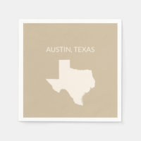 Texas State Map Home Decor
