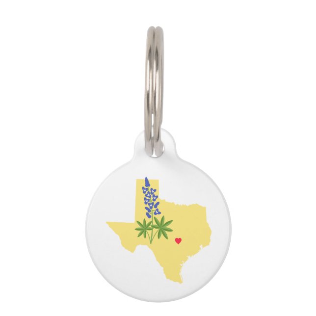 Texas State Pet Tag (Front)