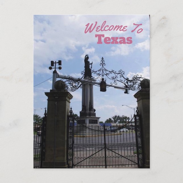 Texas State Postcard (Front)
