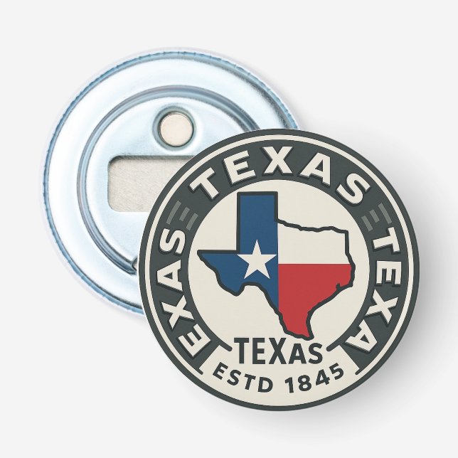  Texas state pride  Bottle Opener (Front)