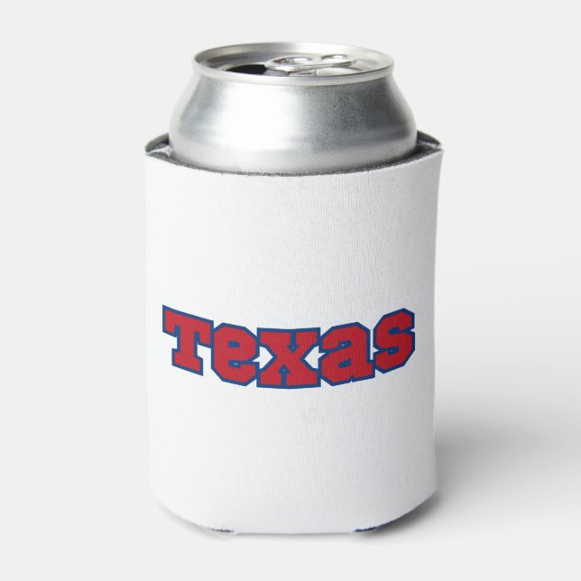 Texas State Pride Custom Can Cooler (Can Front)