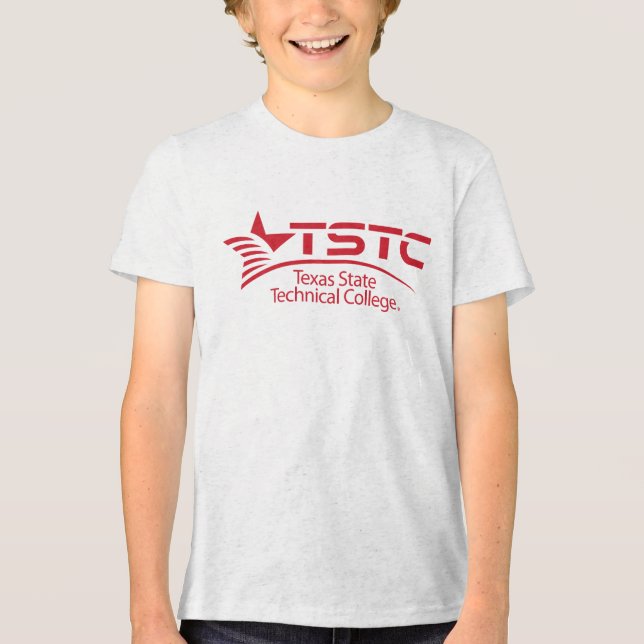 Texas State Technical College Logo Tri-Blend Shirt (Front)