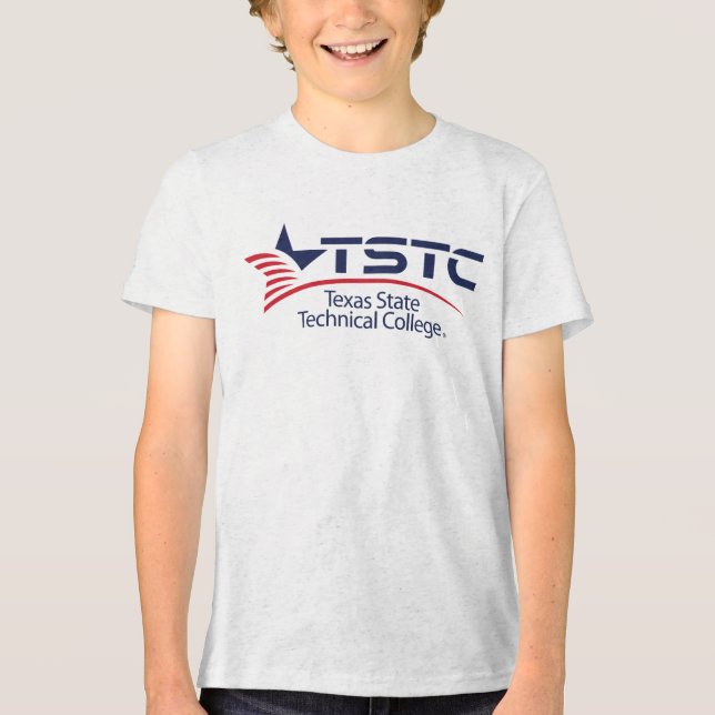Texas State Technical College Logo Tri-Blend Shirt (Front)