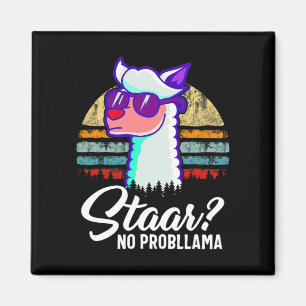 Texas State Test Day Llama Alpaca For Students Magnet