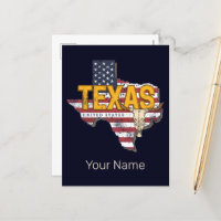 Texas State United States Retro Map Vintage USA