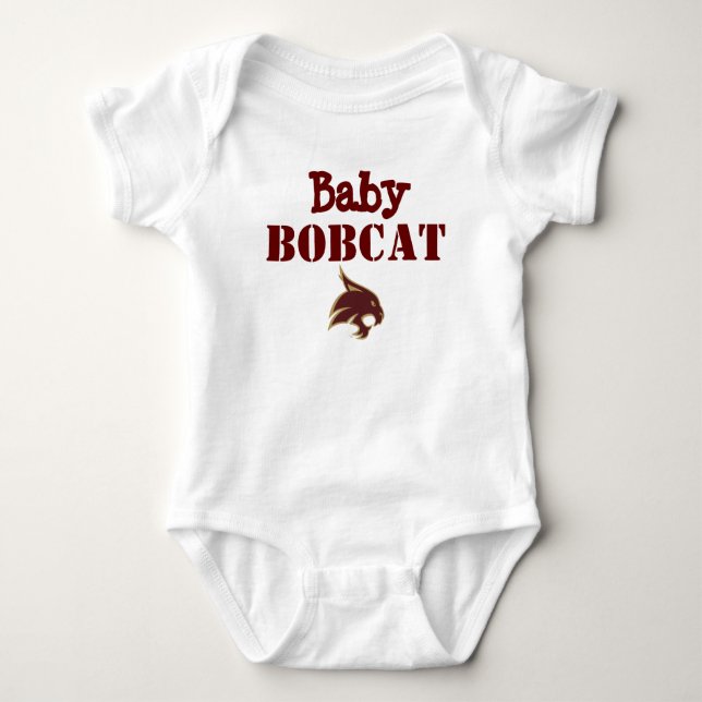 Texas State University Baby Baby Bodysuit (Front)