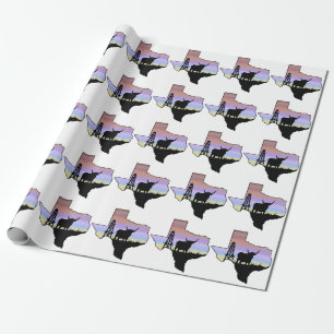Texas State Wrapping Paper