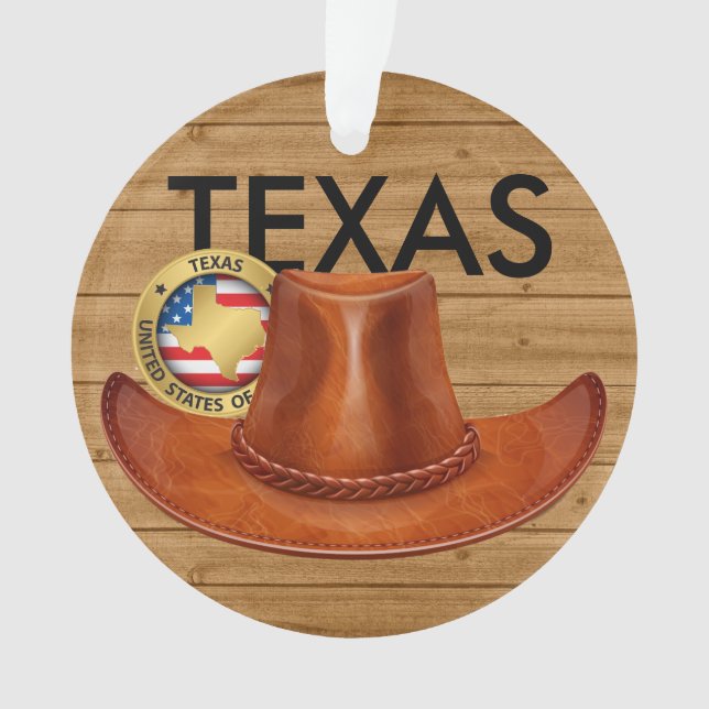 Texas - Stetson - SRF Ornament (Front)