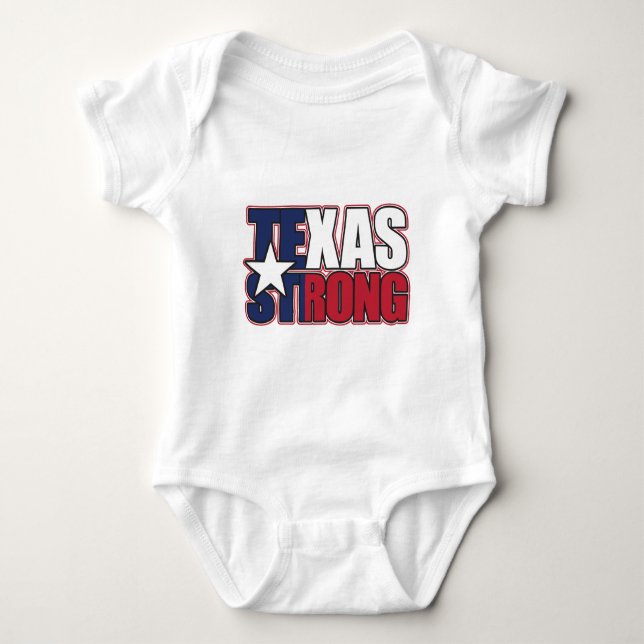Texas-Strong Baby Bodysuit (Front)