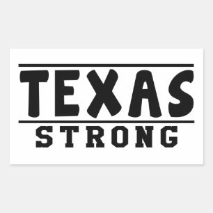 Texas Strong Designs Rectangular Sticker