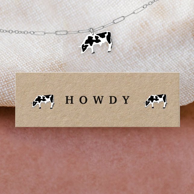 Texas Stud Earring Custom Jewellery Display Card (Creator Uploaded)