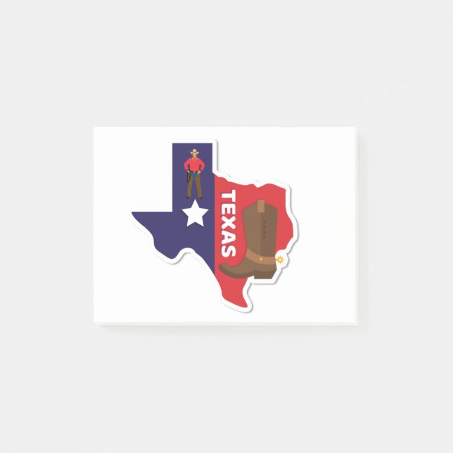 Texas Style Post-it Notes (Front)