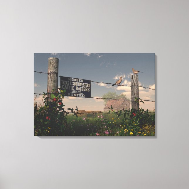 Texas Summer 2 Canvas Print (Front)