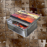 Texas Sunset Puzzle Nothing Impossible With God<br><div class="desc">Gorgeous Texas Hill Country sunset puzzle with the scripture Luke 1:37 "Nothing is Impossible with God." A great reminder we only need believe! Includes carrier.</div>