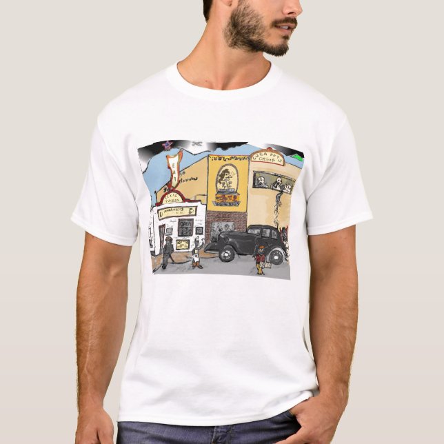 TEXAS TAVERN SKETCH TT3 T-Shirt (Front)