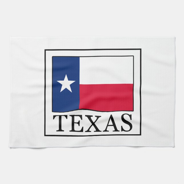 Texas Tea Towel (Horizontal)