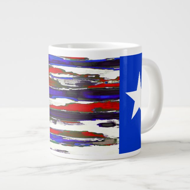 Texas / Texan Flag ~ 20oz Jumbo Mug (Front Right)