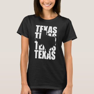 Texas Texas Texas Texas Shape Of Texas Home State T-Shirt