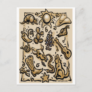 Texas Thang Postcard