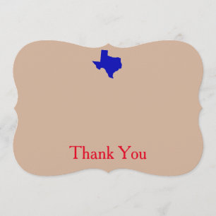 Texas Thank You Cards