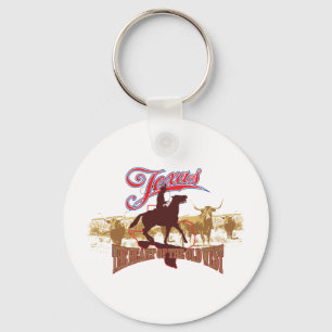Texas - The Heart of the West Key Ring